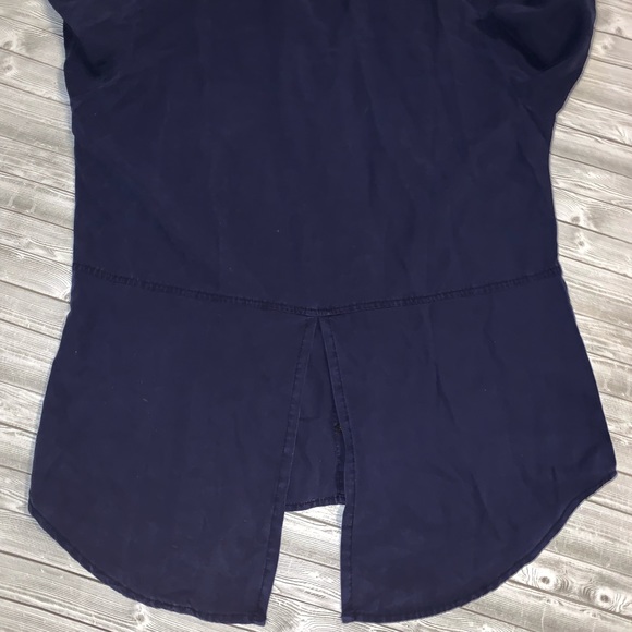 Vintage Navy Blue Cactus Blouse - Picture 5 of 7